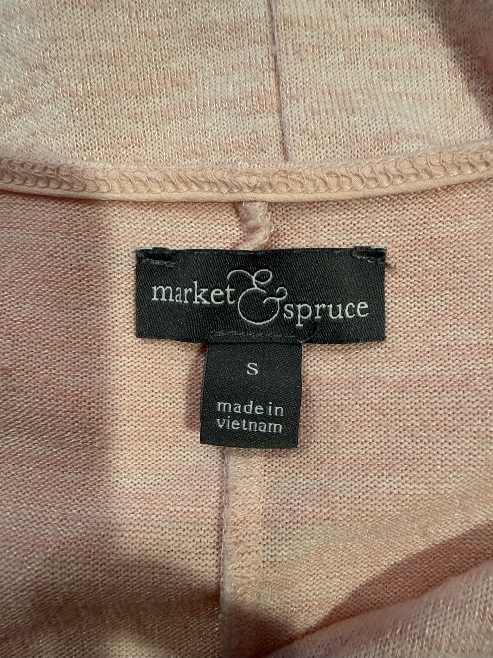 Baby Pink V-Neck Short Sleeve Top - Blush Pink size small - Picture 3 of 4